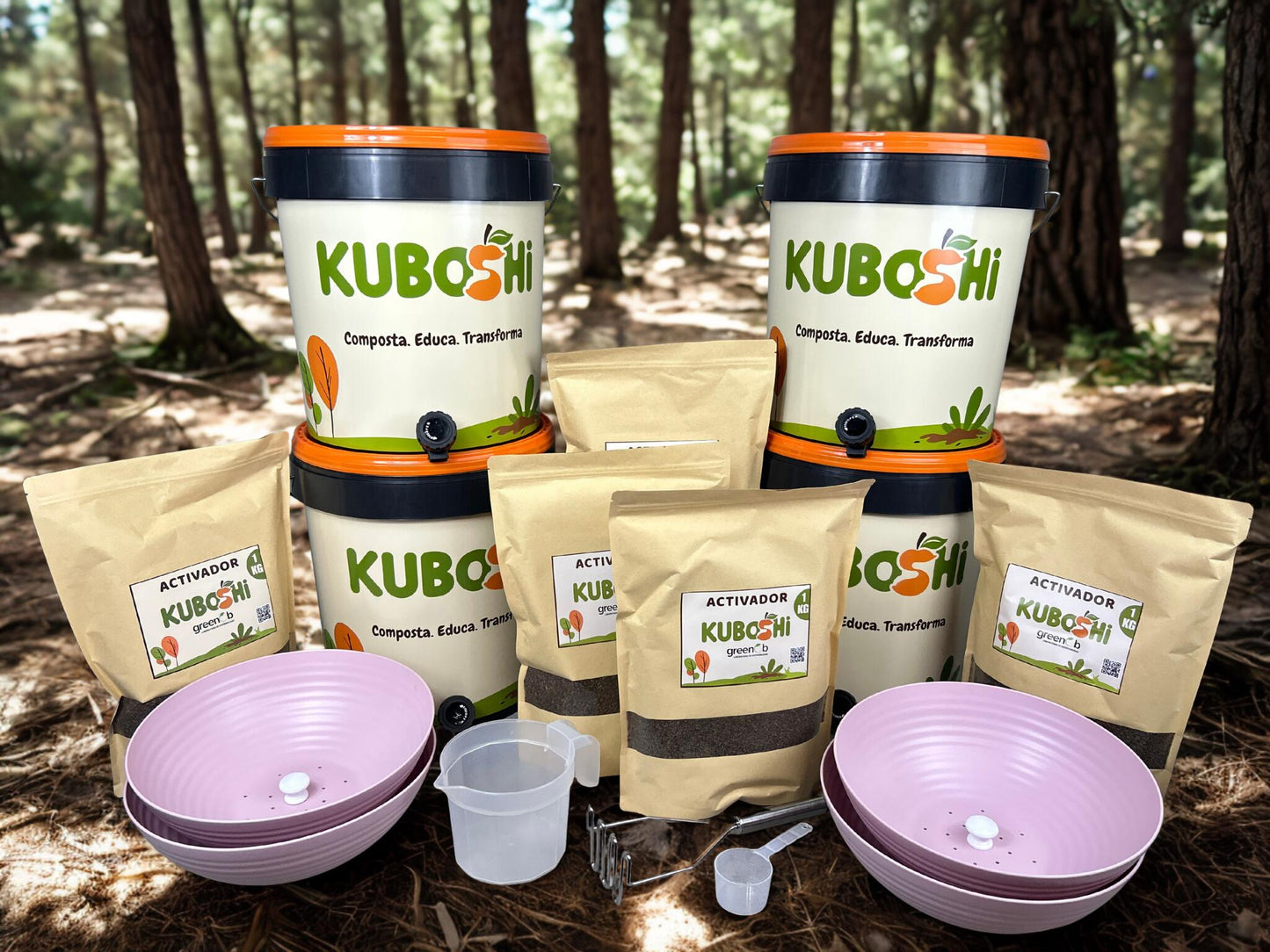 Kuboshi Pro: Pack De Compostaje Bokashi_1