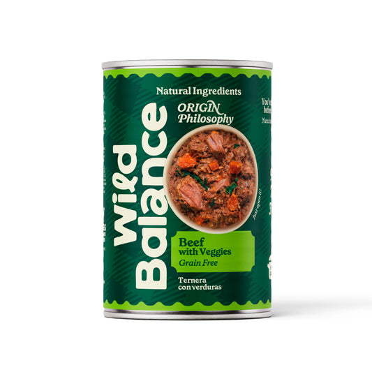 Wild Balance BARF Carne de Novilho Lata para Cães 400g
