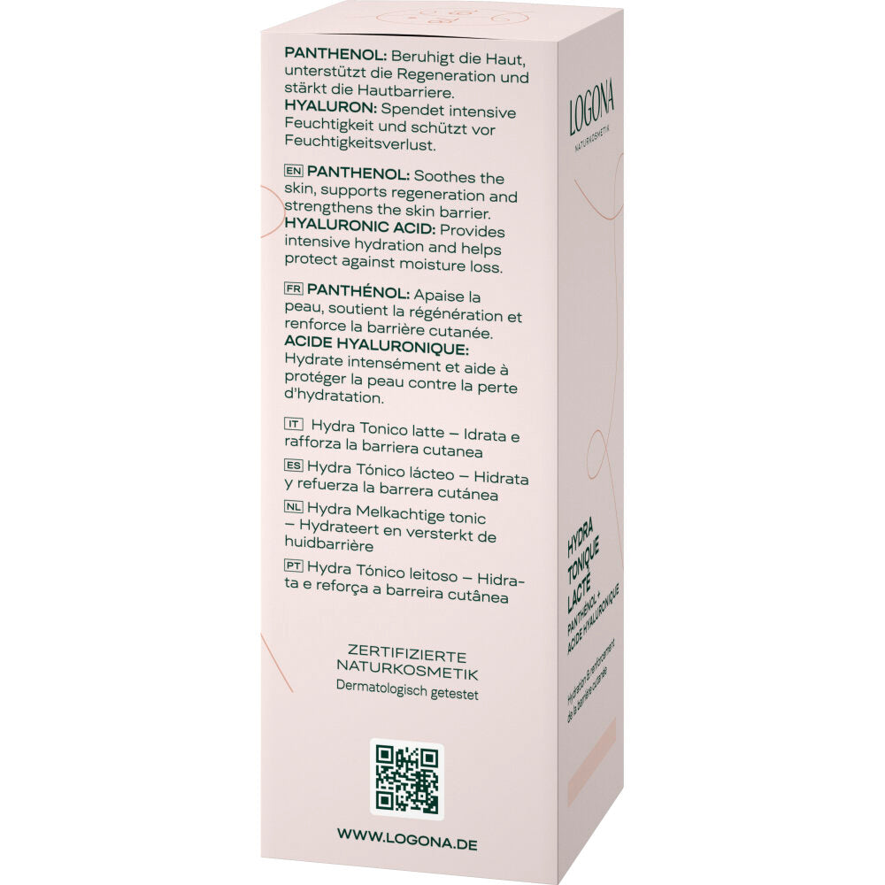 Tónico hidratante milky Logona 125 ml