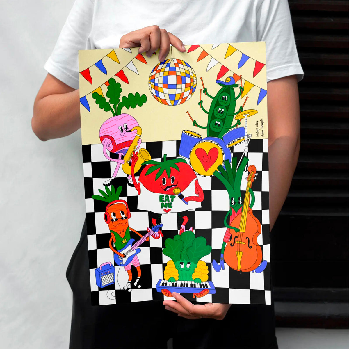 Lámina Decorativa 30x40 cm – Eat Me, Ilustración de Juani Bengali - Nature Vibes_1