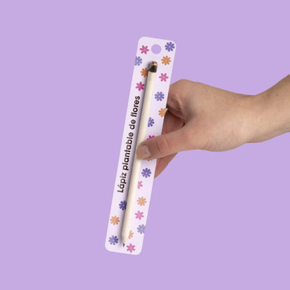 Lápiz Plantable de Flores – Papel Reciclado, Escribe, Dibuja y Plántalo, Regalo Original - Resetea_2