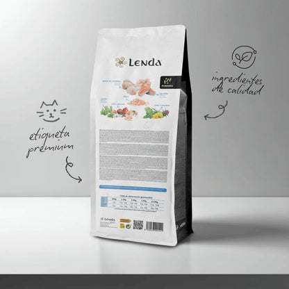 Pienso Light para Gatos Esterilizados Grain Free Lenda 2 kg
