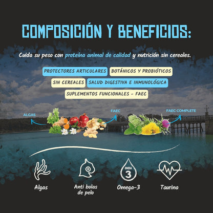 Pienso Light para Gatos Esterilizados Grain Free Lenda 2 kg
