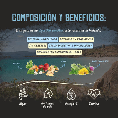 Pienso para Gatos Esterilizados Sensitive Grain Free Lenda 2 kg