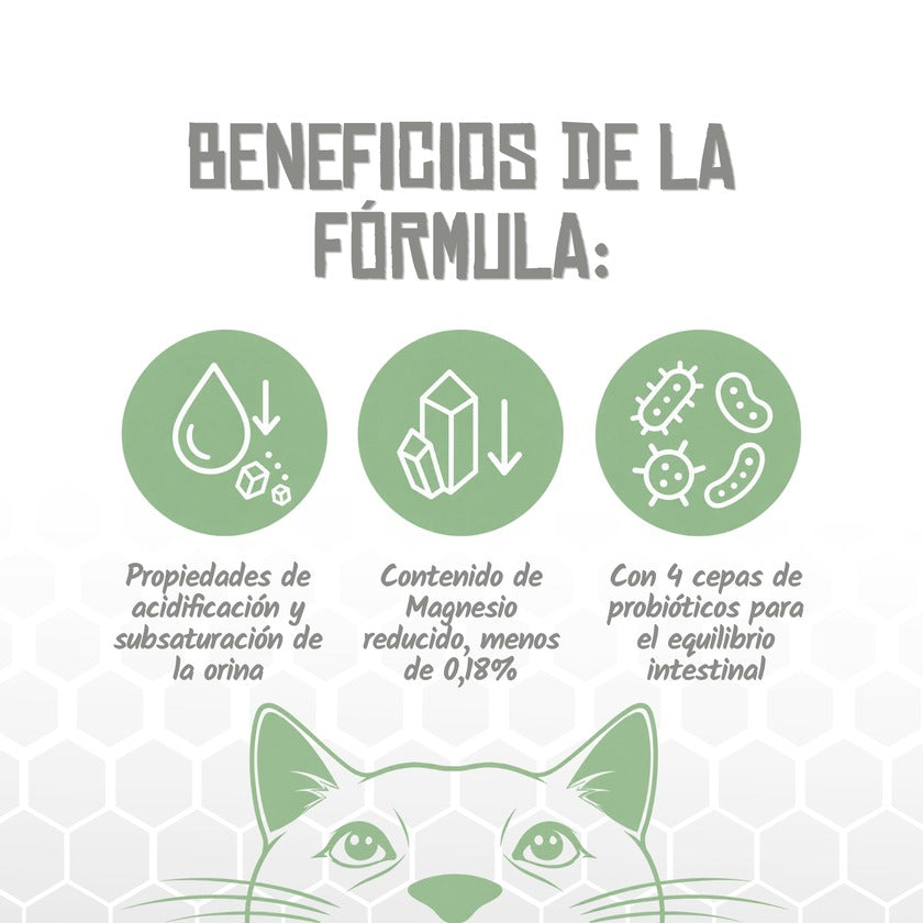 Pienso Veterinario Urinario para Gatos Lenda 2 kg