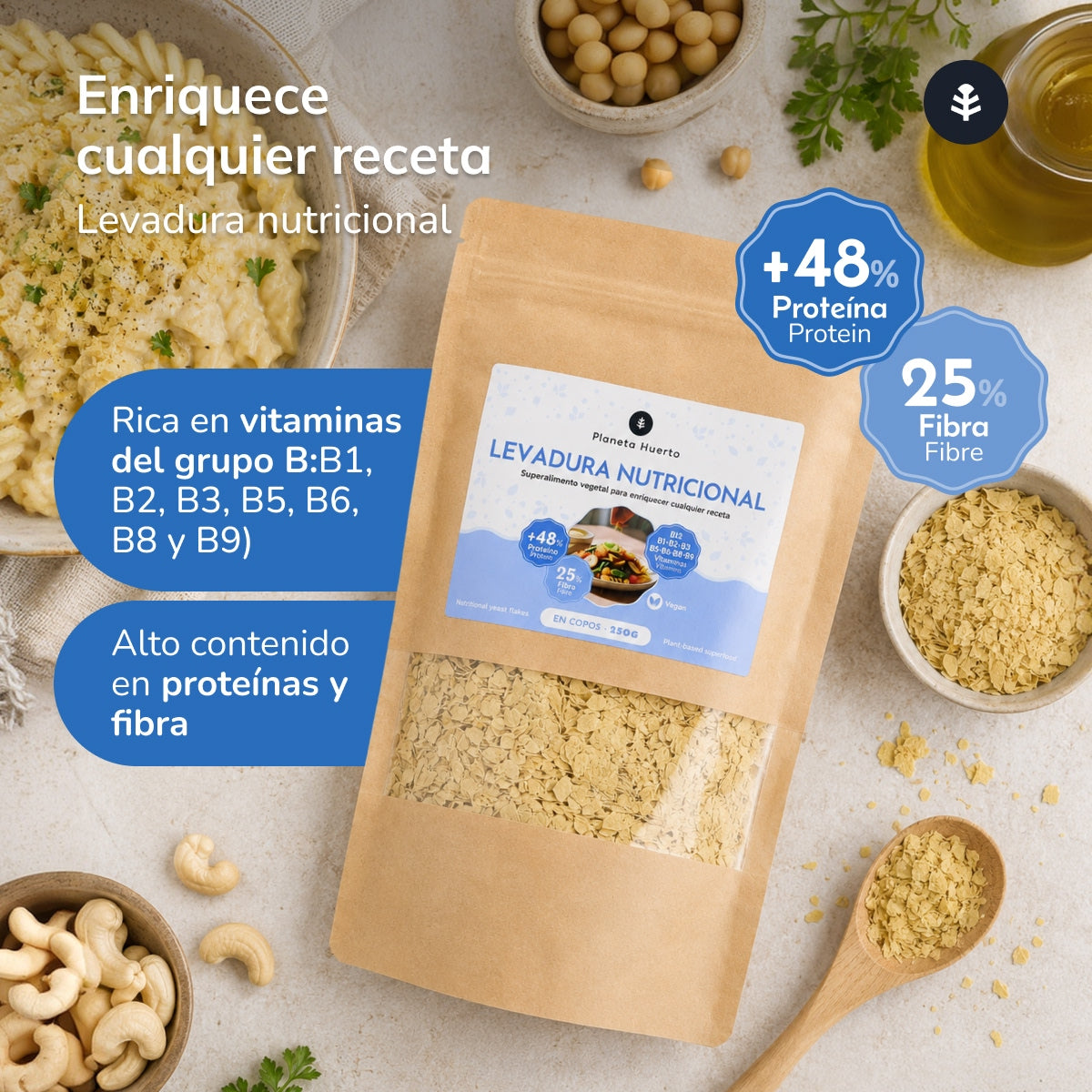 Levedura Nutricional Planeta Huerto 500 g