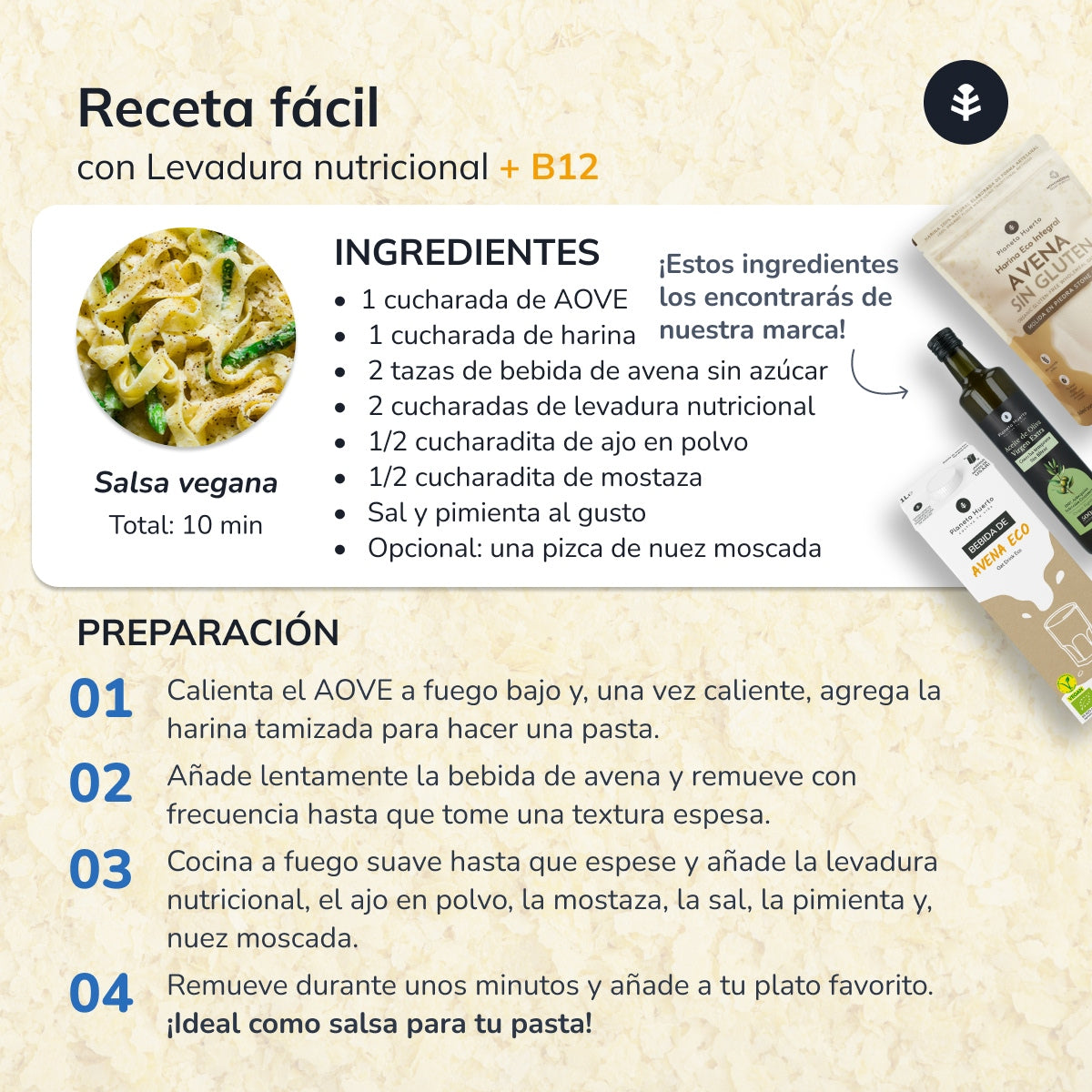 Levedura Nutricional + B12 Planeta Huerto 1 kg