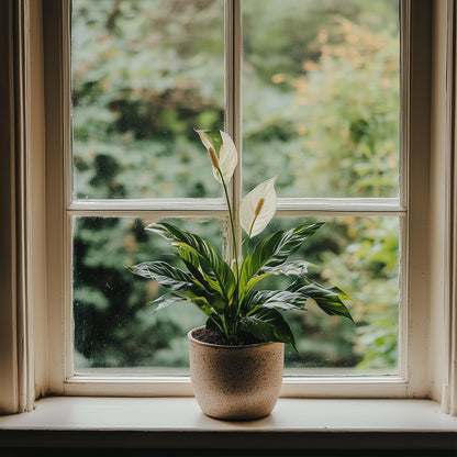 Lirio De Paz Espatifilo - 2 Pzs - Spathiphyllum 'lima' - Altura 60-75cm - ⌀17cm_1