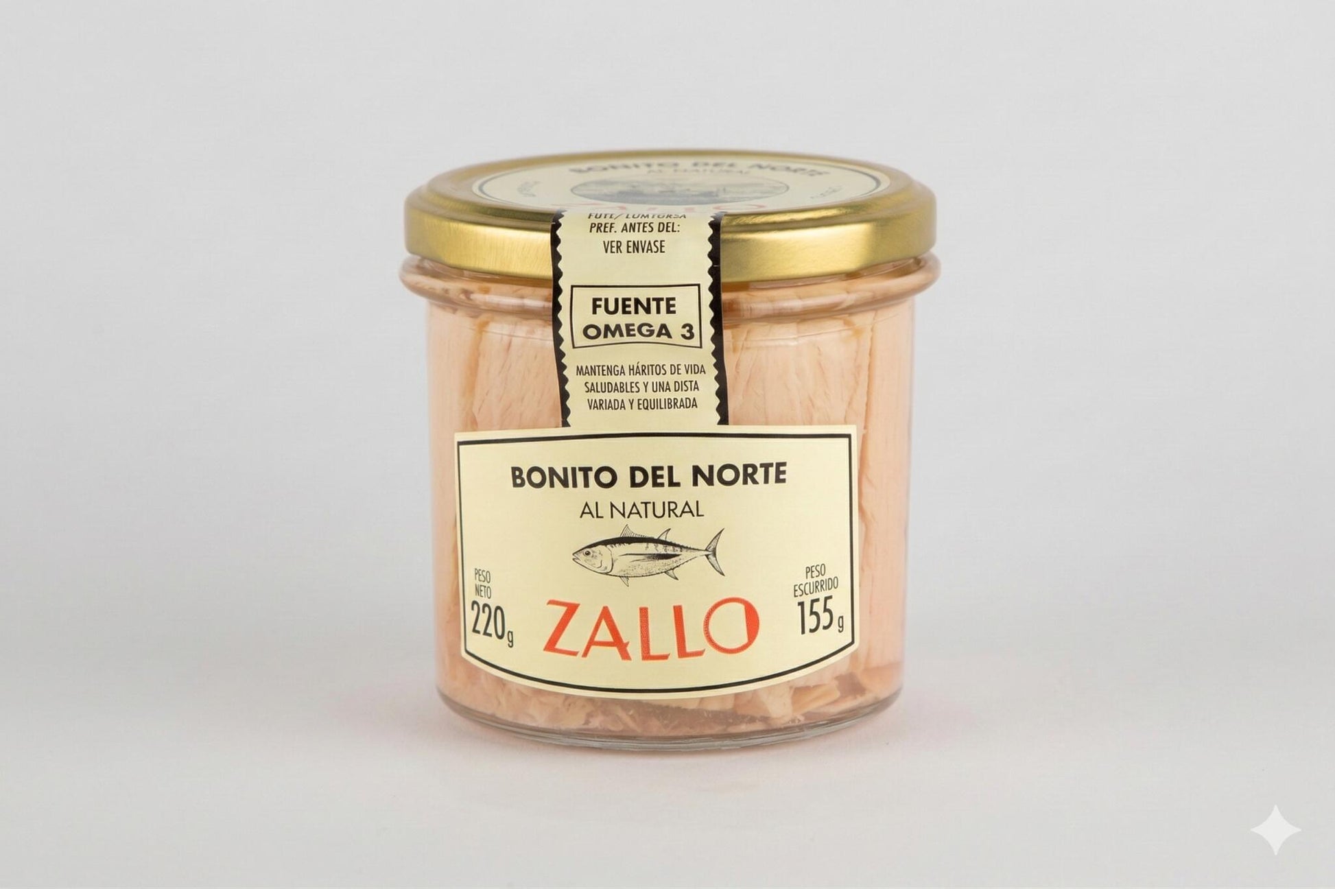 Lomos Bonito Del Norte Al Natural Zallo Tarro 220gr_0