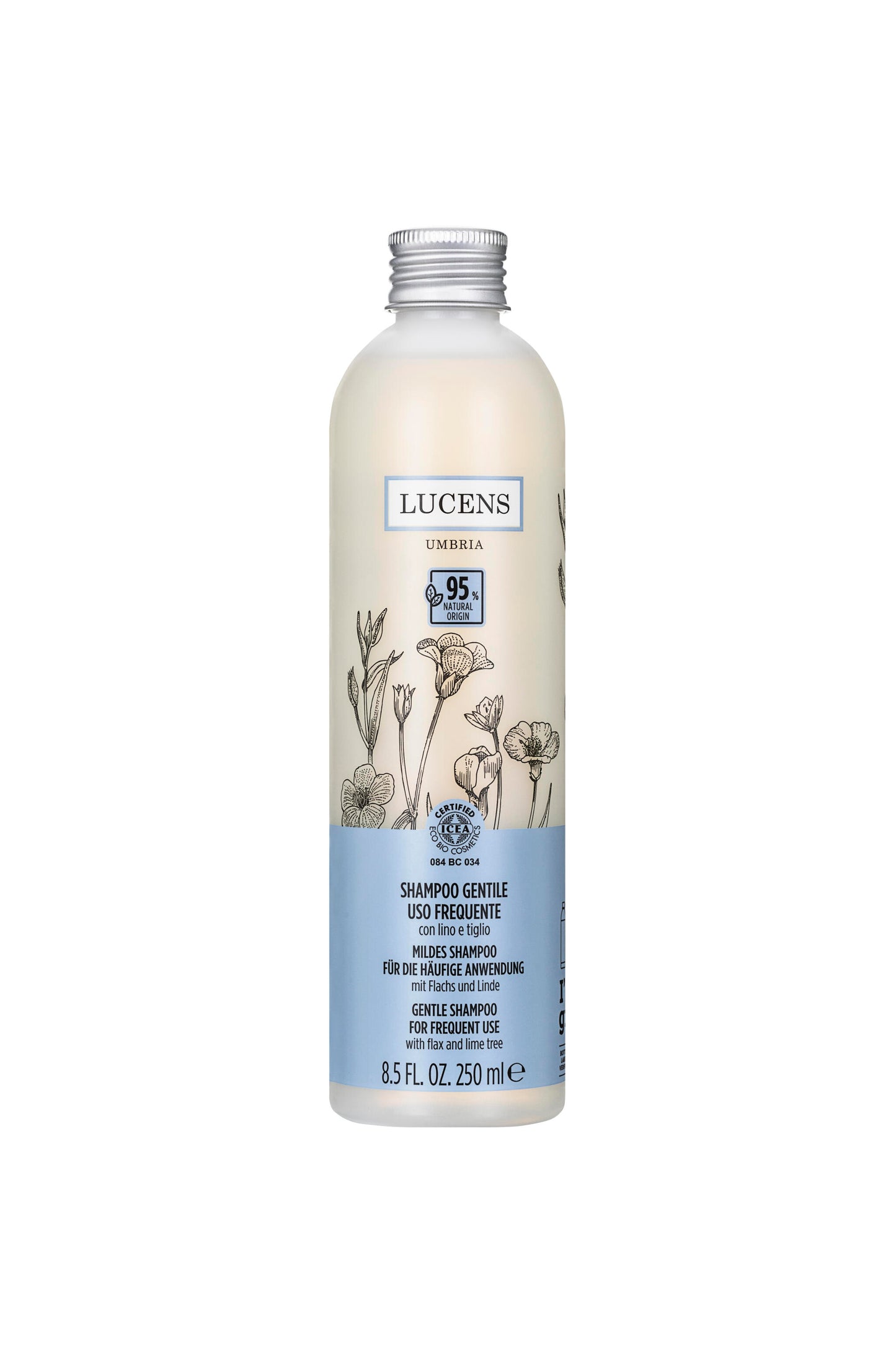 Lucens Umbria - Champú Gentile Suave, Champú Suave Para Cabello Sensible, 250 Ml_0