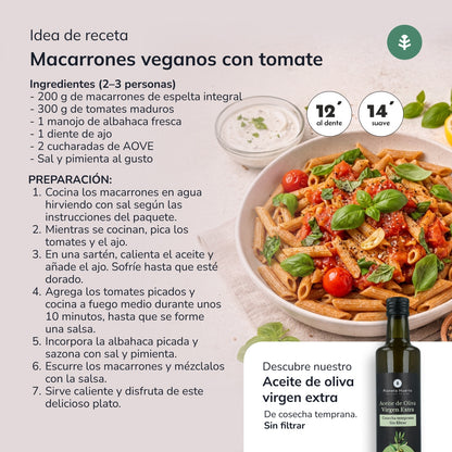 Massa de espelta integral ECO Planeta Huerto 500gr