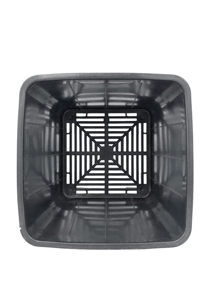 Maceta Cuadrada Negra Elevada 24,5 X 25,2 X 24,5 Cm (10 L) – Drenaje Y Aireación Óptimos_2