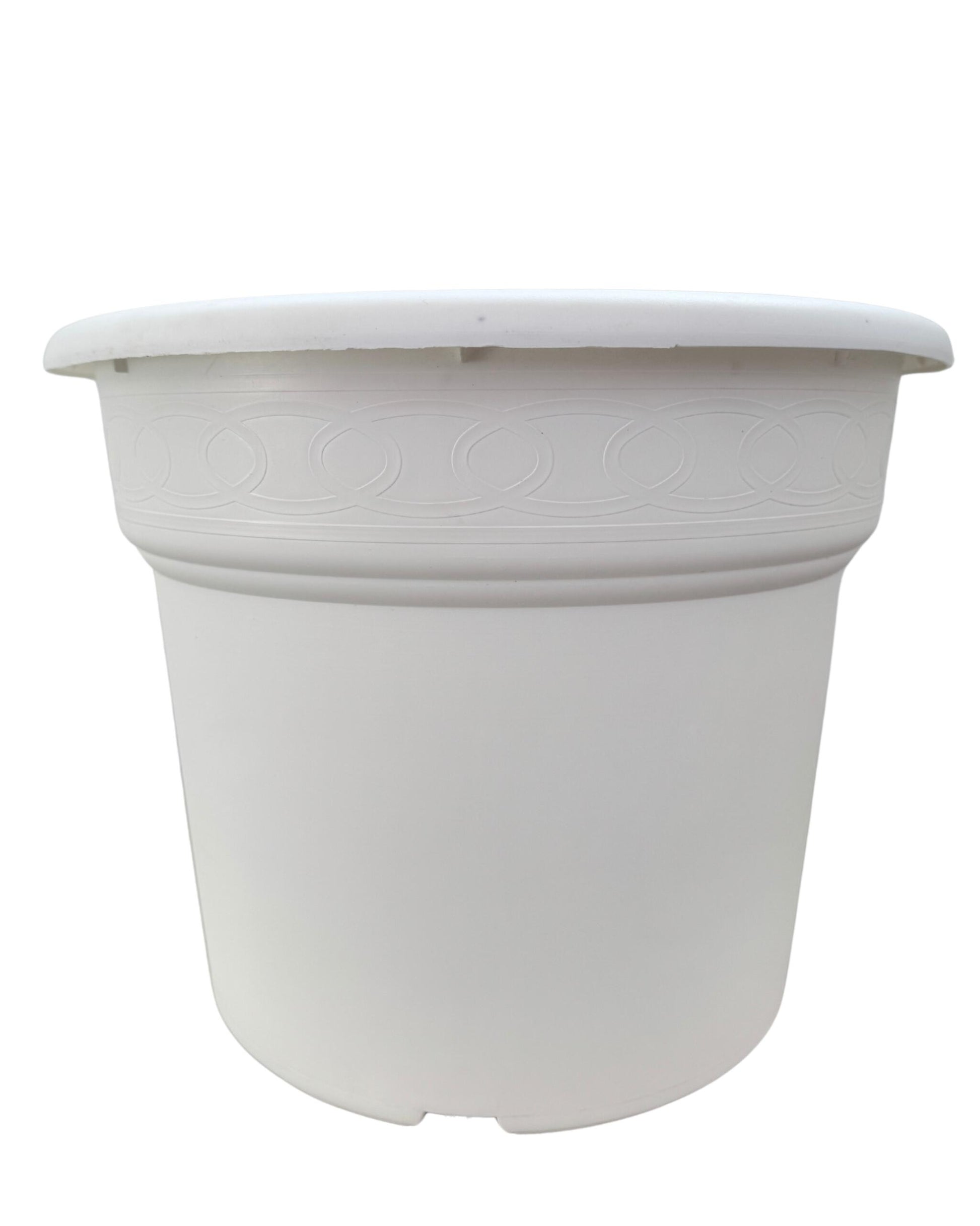 Maceta Redonda Blanca 40x31,5cm 25l_0