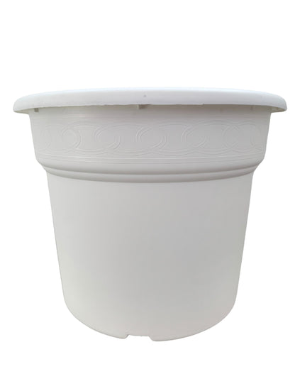 Maceta Redonda Blanca 40x31,5cm 25l_0
