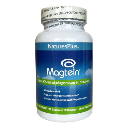 Magtein Treonato de Magnesio Nature's Plus 90 cápsulas