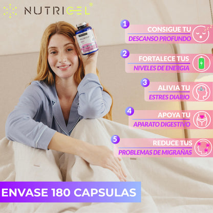 Magnesio Con Bisglicinato Y Citrato + Vitamina D3 Y K2 - 180 Cápsulas - Nutricel_3