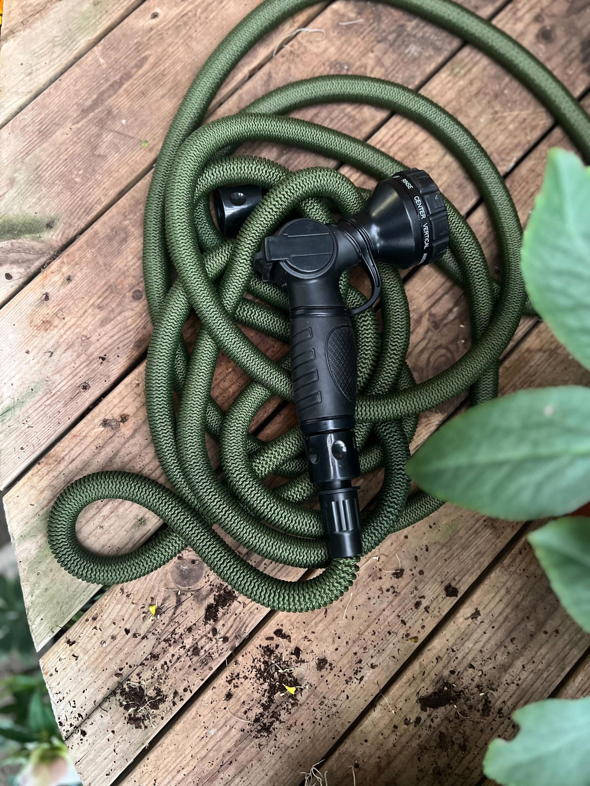 Manguera De Riego Deluxe - Set, Verde, 15 M, Tejido, Interior De Látex, Pistola De Metal_2