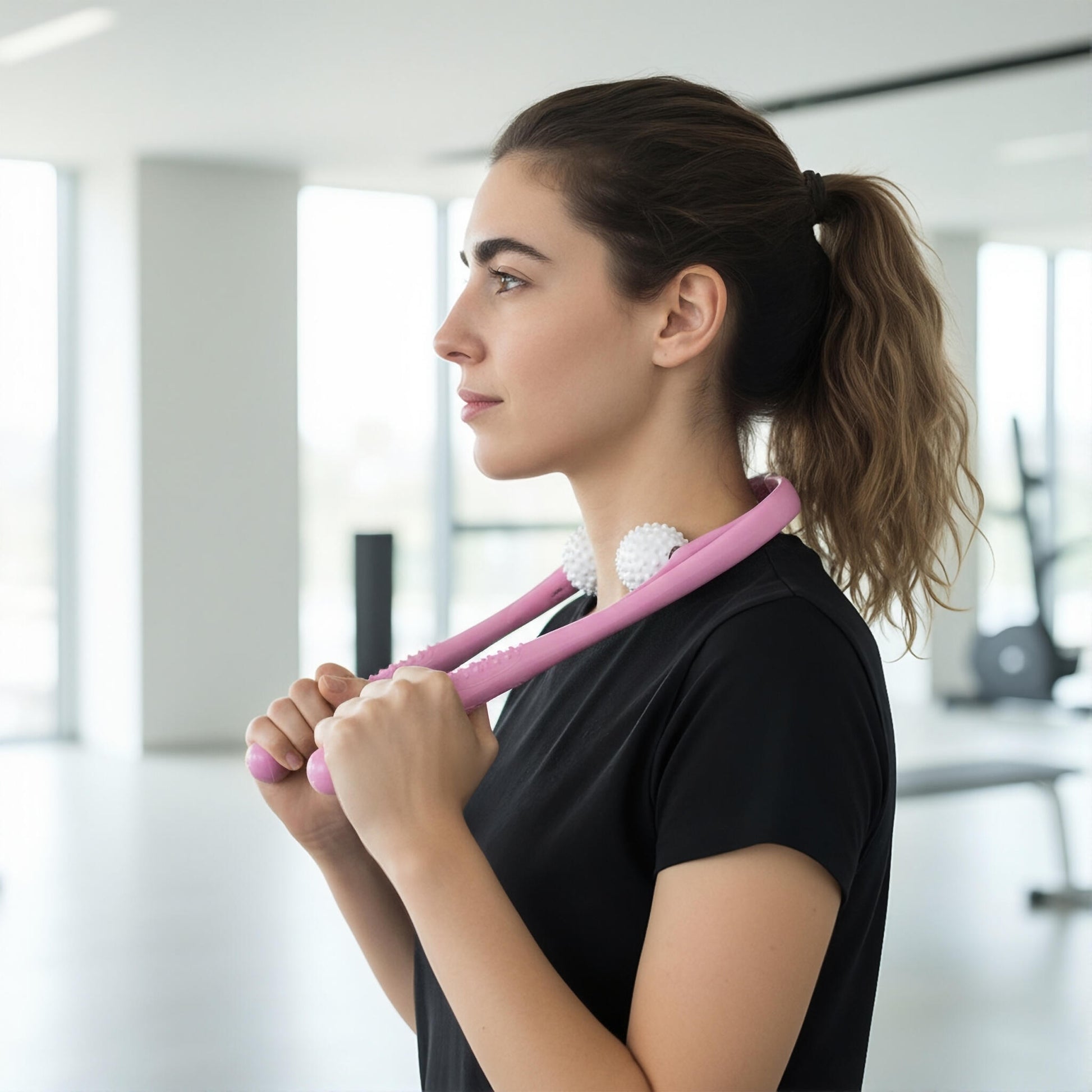 Masajeador Manual Para Cuello Y Hombros – Presión Dirigida En Nuca Y Trapecios, Relajación_1