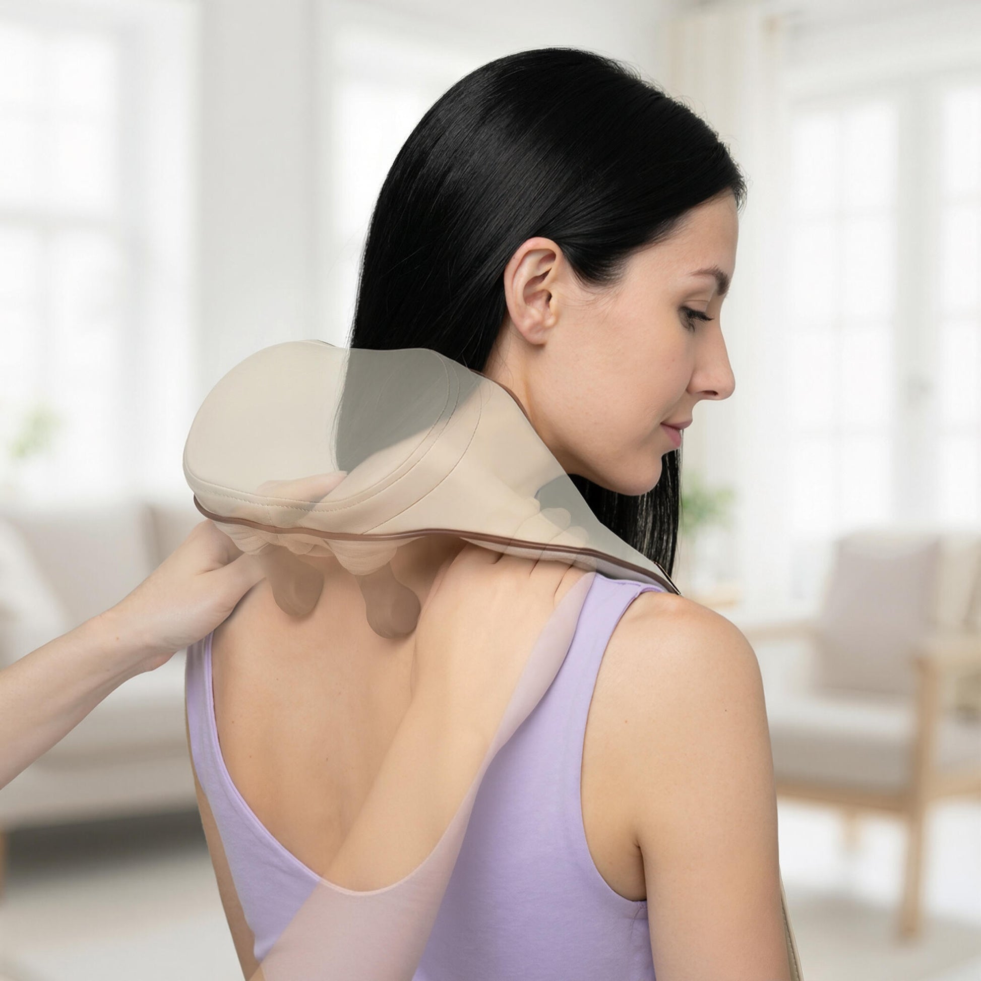 Masajeador Shiatsu De Cuello Y Hombros Con Calor – Masaje Profundo De Nuca, Espalda_2