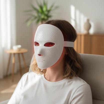 Mascarilla Led Facial Profesional 7 Colores – Luminoterapia Antiedad, Luminosidad E Imperfecciones – Cuidado De La Piel_2