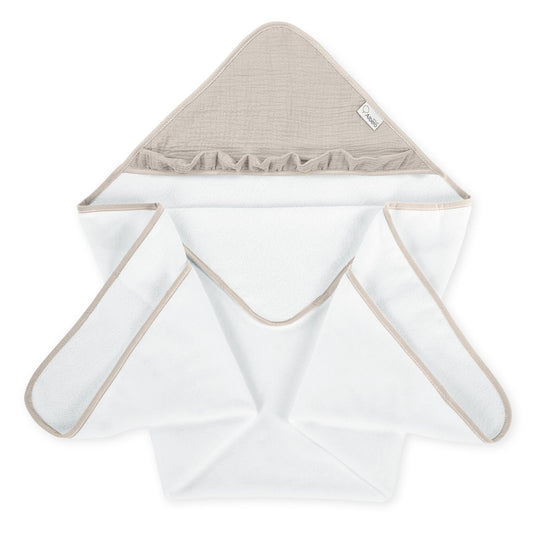 Maxicapa De Baño Para Bebés Cotton Color Beige_0