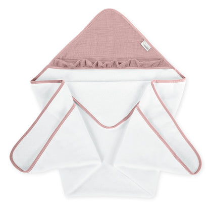 Maxicapa De Baño Para Bebés Cotton Color Rosa_0
