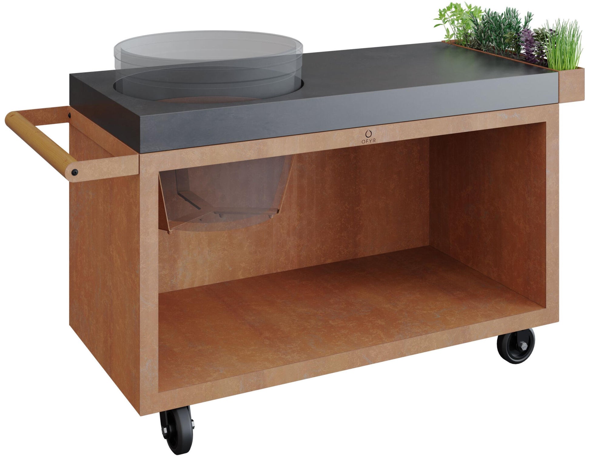 Mesa Con Tabla De Hormigã³n Ofyr 135 Pro Para Kamado_0