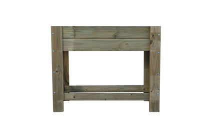 Mesa De Cultivo La Huerta De Madera Tratada Autoclave De 98,5 X 39 X 79,5 Cm 50l + Bolsa Geotextil_2