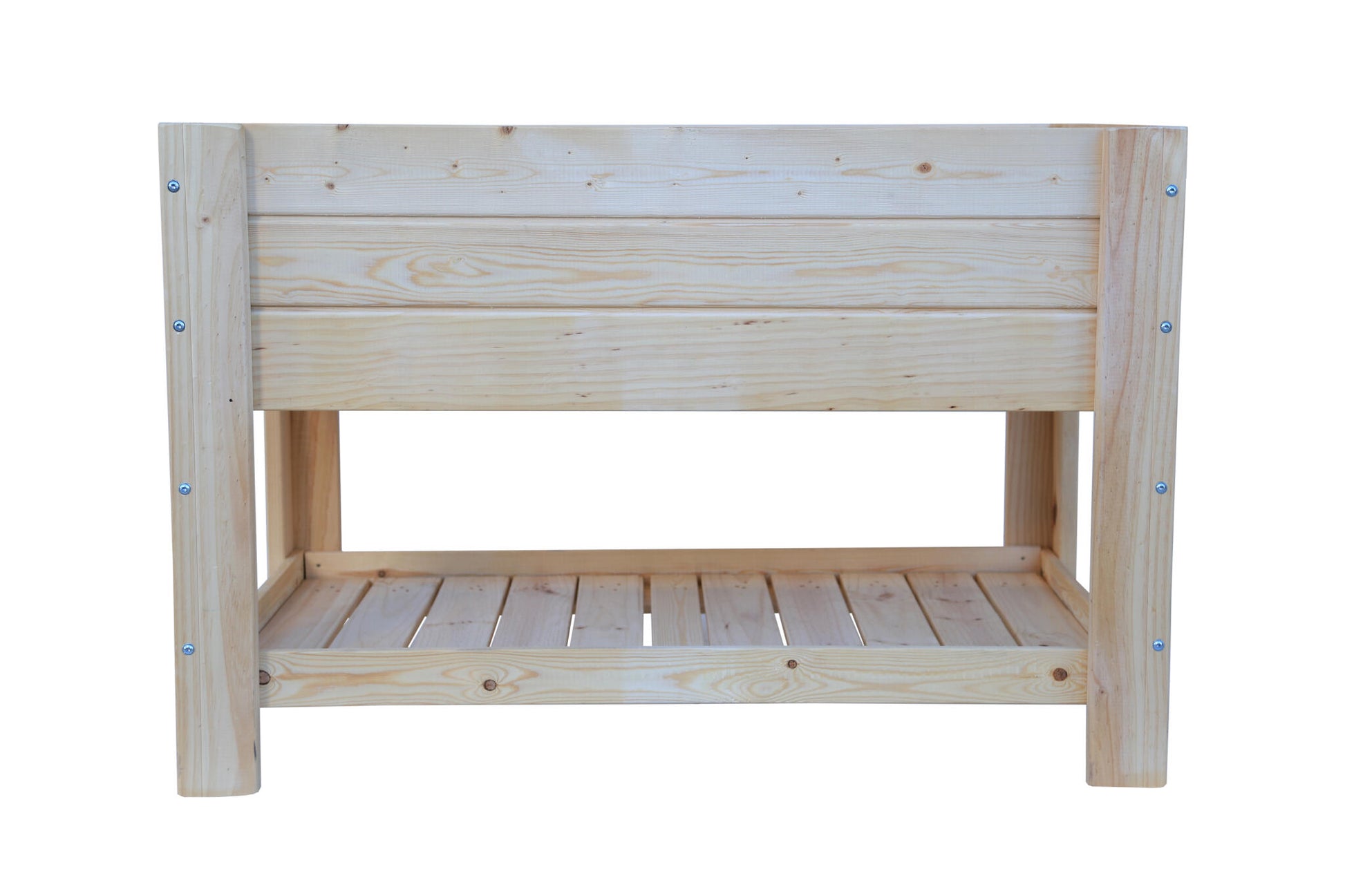 Mesa De Cultivo el Sotillo De Madera Natural 118,5 X 64,5 X 79,5 Cm 180l + Bolsa Geotextil_2