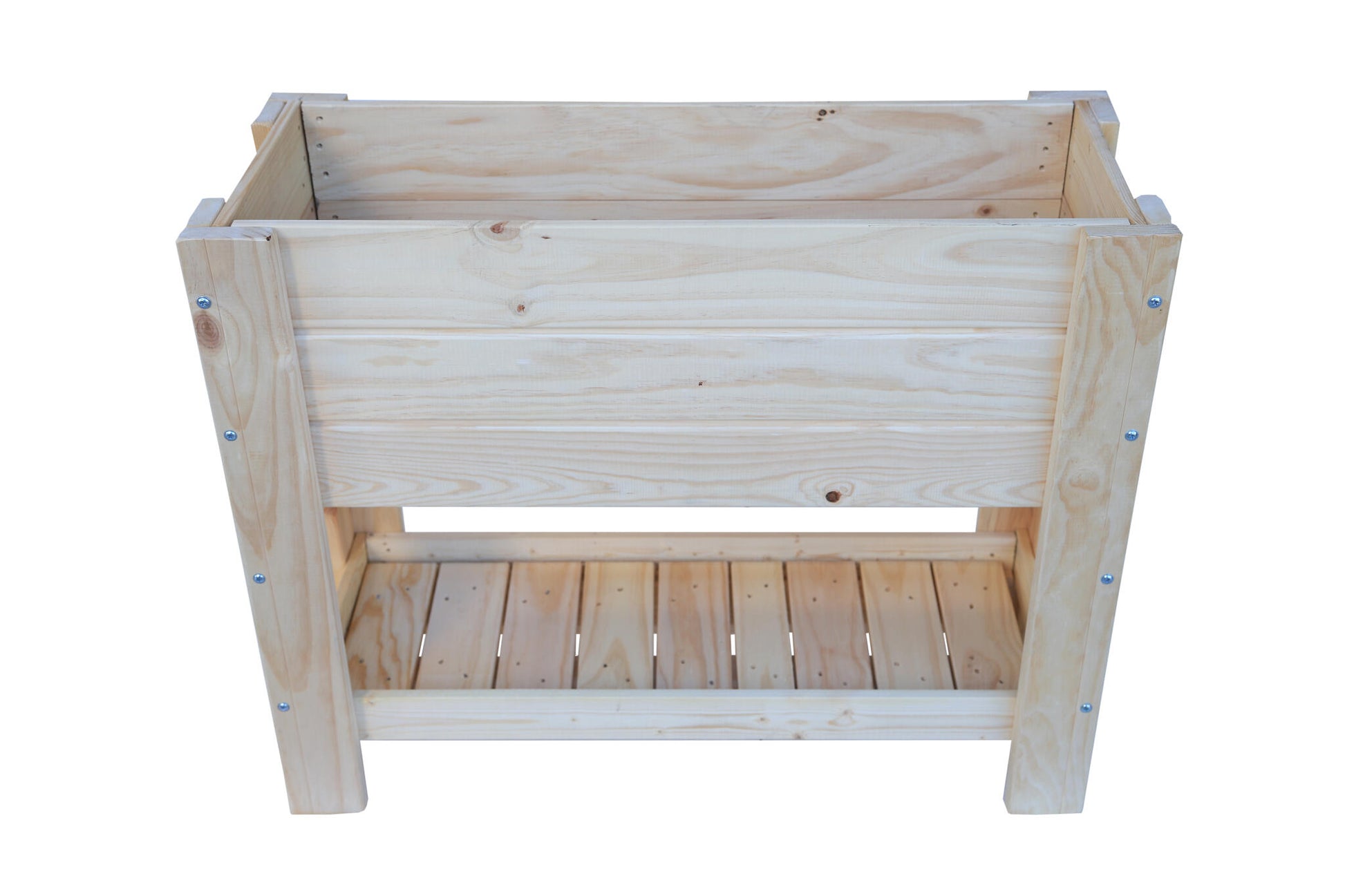 Mesa De Cultivo el Sotillo De Madera Natural 99 X 39 X 80 Cm 80l + Bolsa Geotextil, Huerto Urbano Para Interior_0