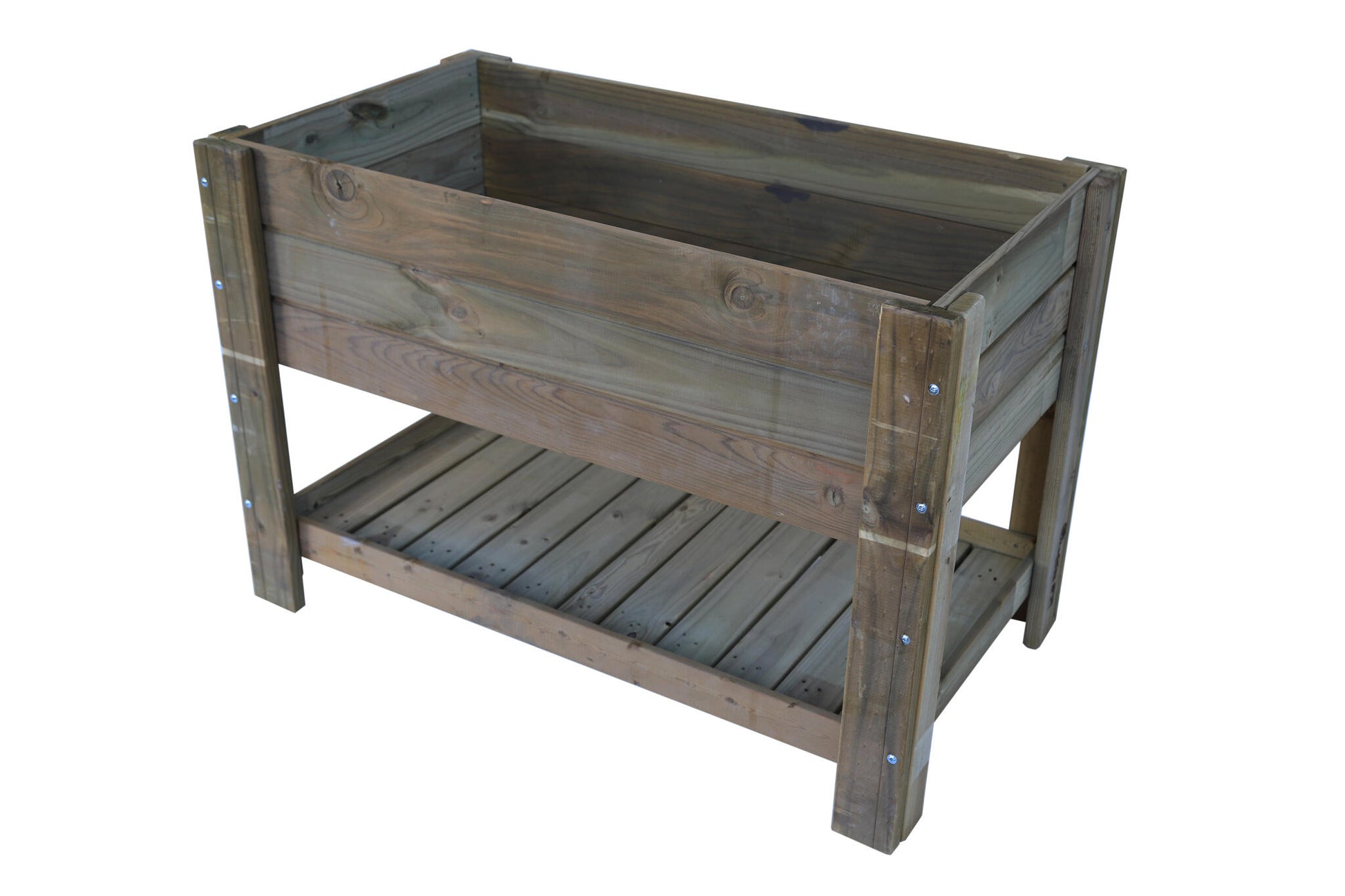 Mesa De Cultivo el Sotillo De Madera Tratada Autoclave 119 X 65 X 80 Cm 180l + Bolsa Geotextil_1