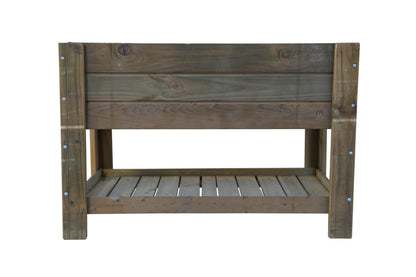 Mesa De Cultivo el Sotillo De Madera Tratada Autoclave 119 X 65 X 80 Cm 180l + Bolsa Geotextil_2