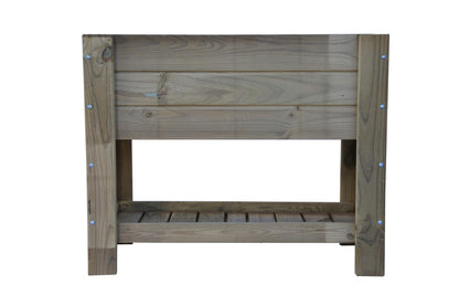 Mesa De Cultivo el Sotillo De Madera Tratada Autoclave De 99 X 39 X 80 Cm 80l + Bolsa Geotextil_1