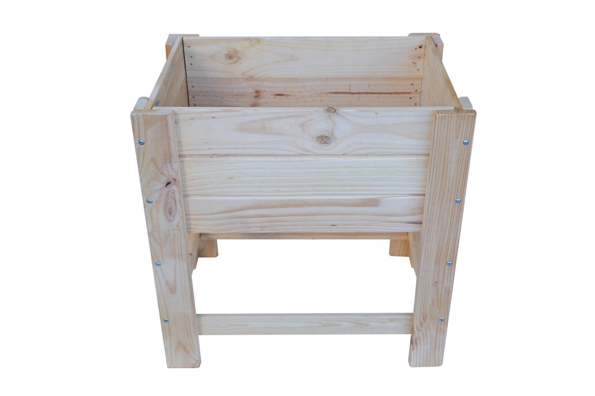 Mesa De Cultivo la Huertezuela De Madera Natural 79 X 56 X 80 Cm 95l + Bolsa Geotextil, Huerto Urbano Para Interior_0