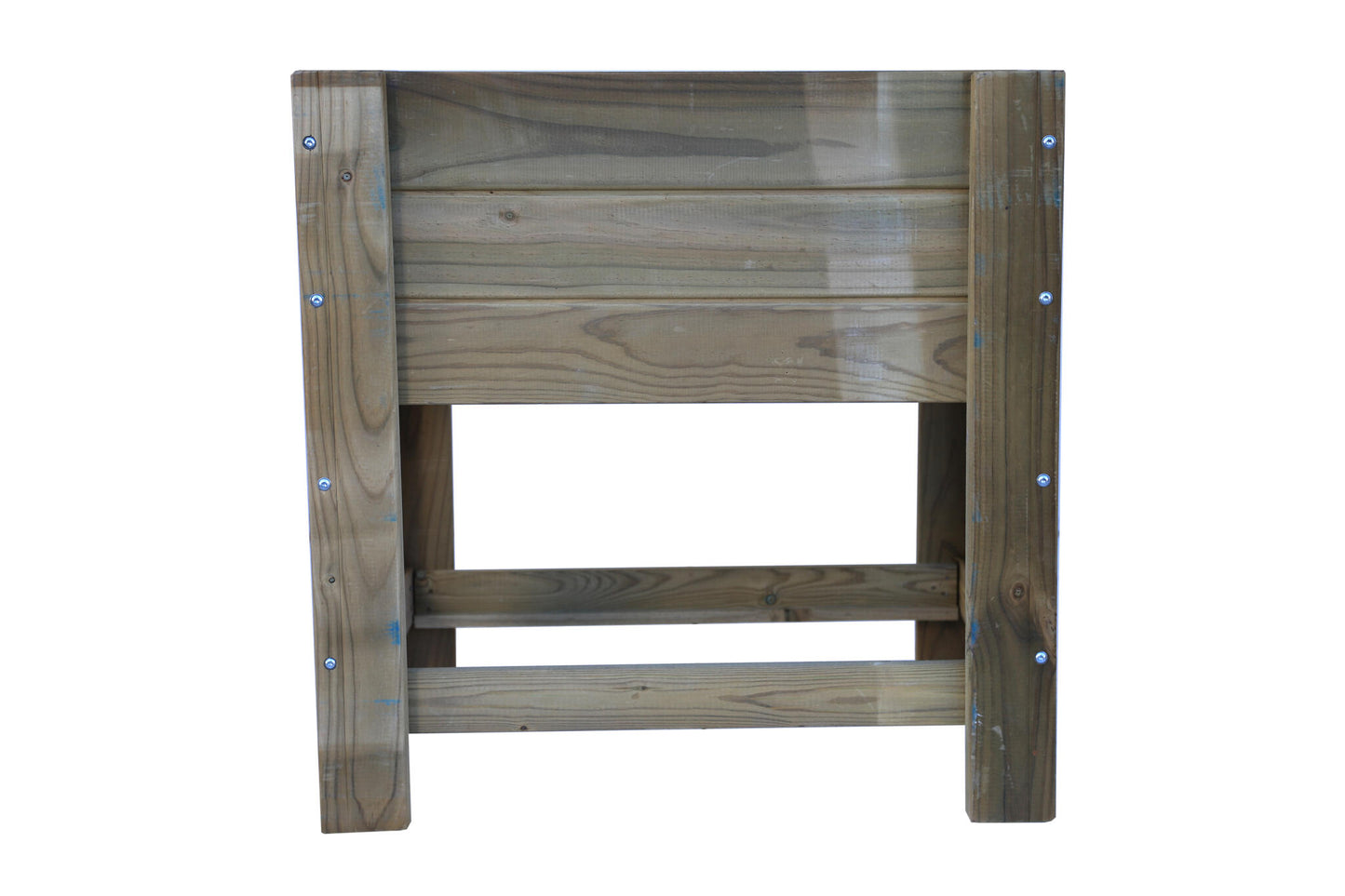 Mesa De Cultivo la Huertezuelade Madera Tratada Autoclave De 79 X 56 X 80 Cm 95l + Bolsa Geotextil_2