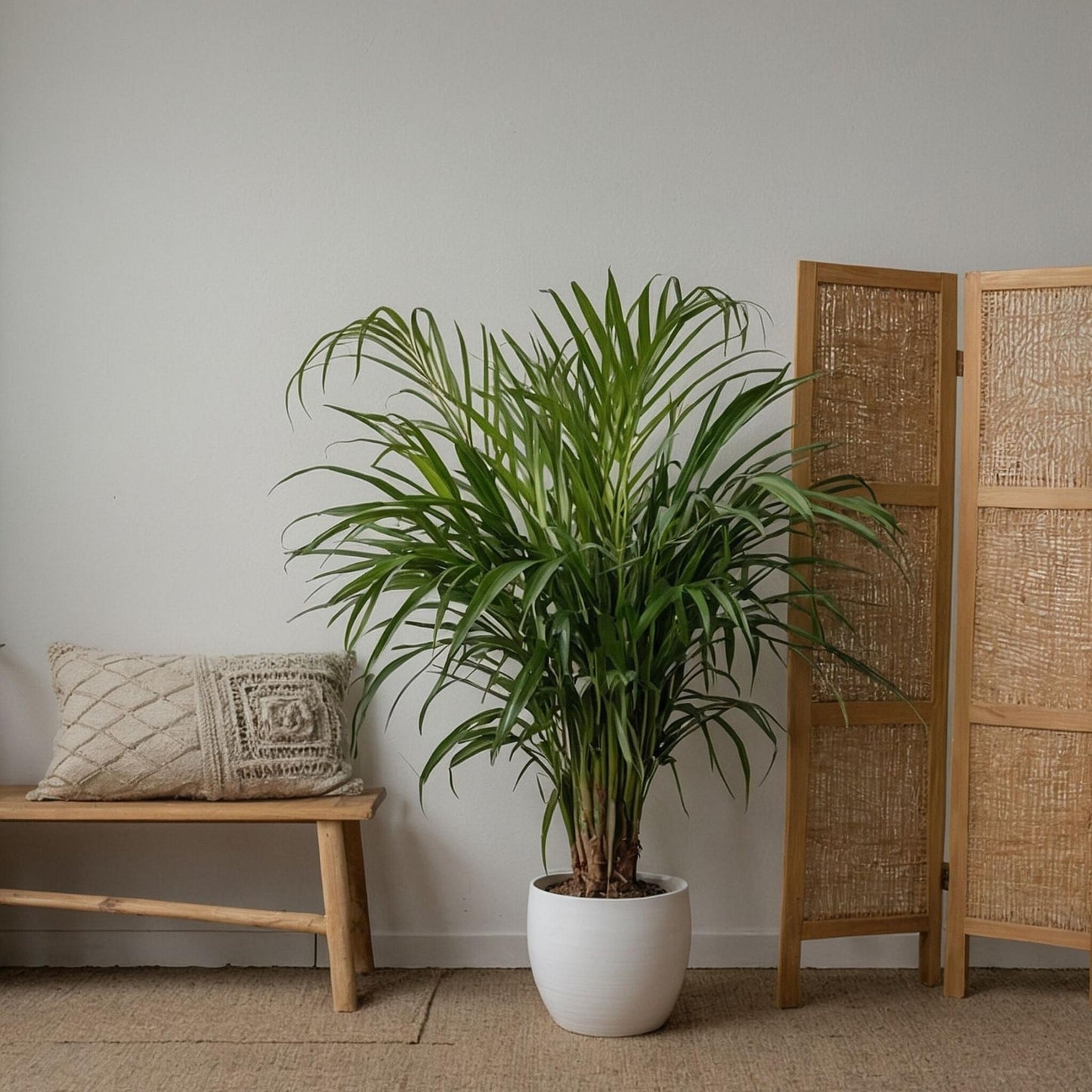 Mezcla De Palmeras - 2 Pzs - Chamaedorea Dypsis - Altura 50-70cm - ⌀17cm_1
