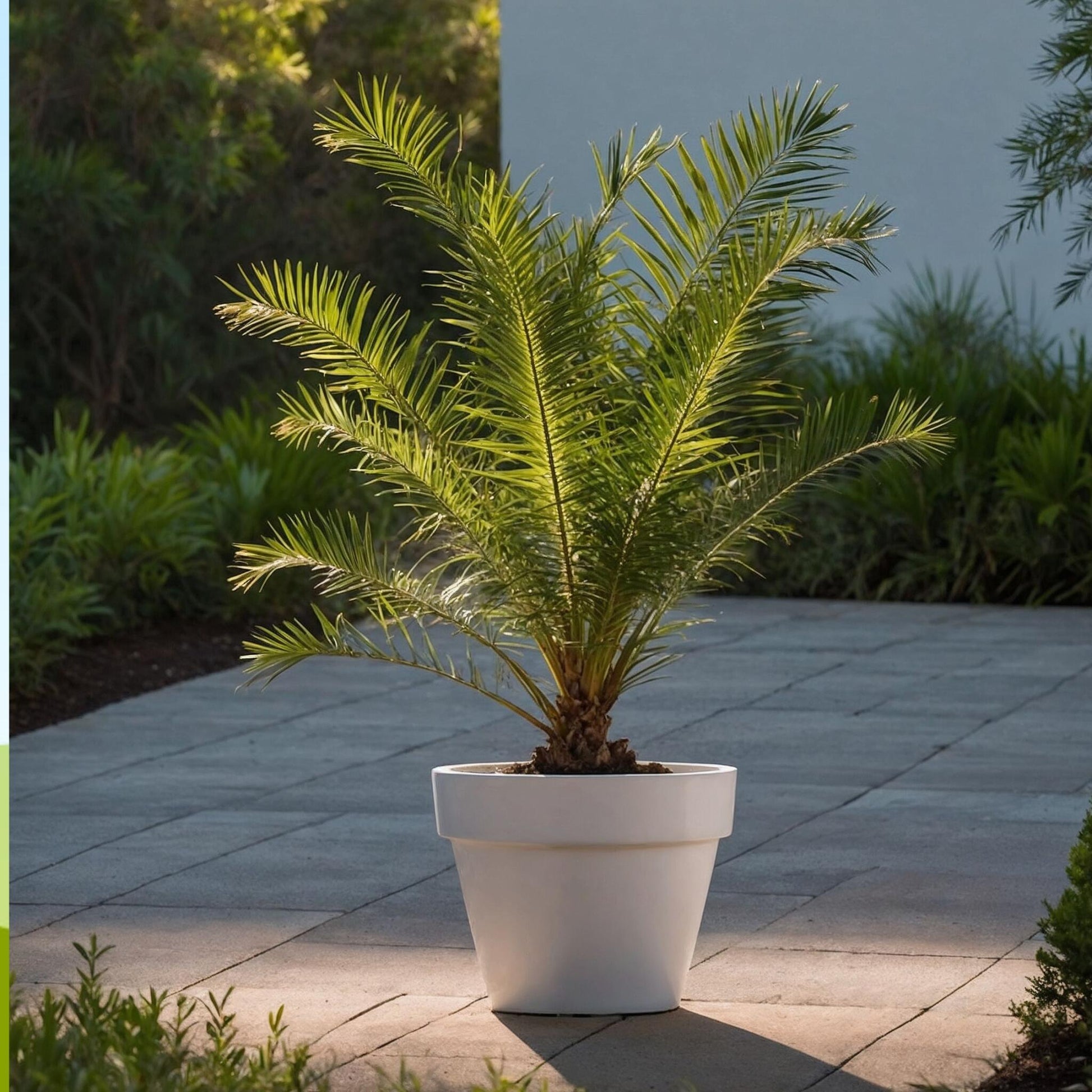 Mezcla De Palmeras Al Aire Libre - 3 Pzs - Altura 50-70cm - ⌀15cm_1
