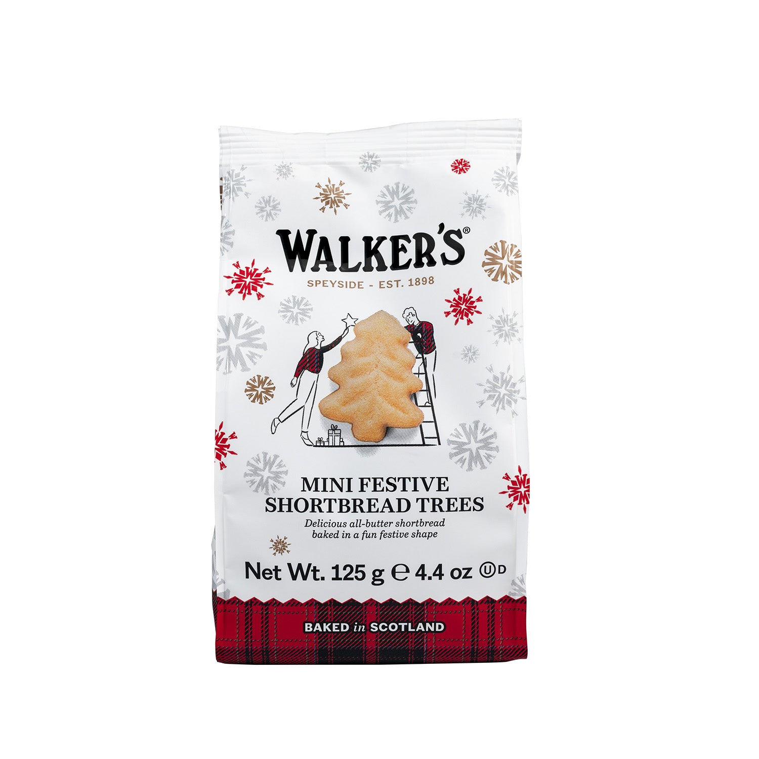 Mini Galletas de Mantequilla Shortbread Árbol de Navidad Walkers 175 g