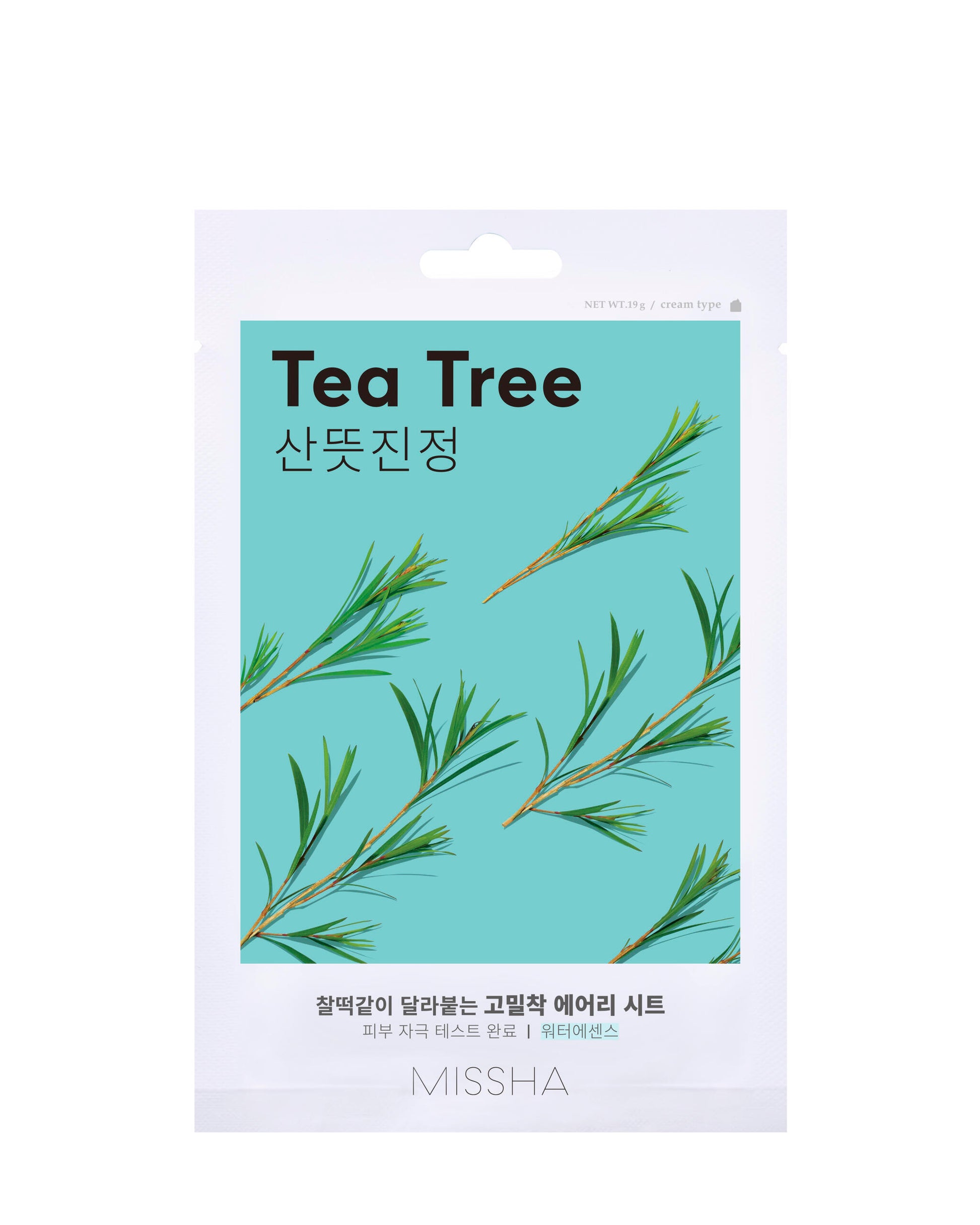 Missha Airy Fit Sheet Mask [tea Tree] (19g) - Mascarilla Árbol Del Té_0