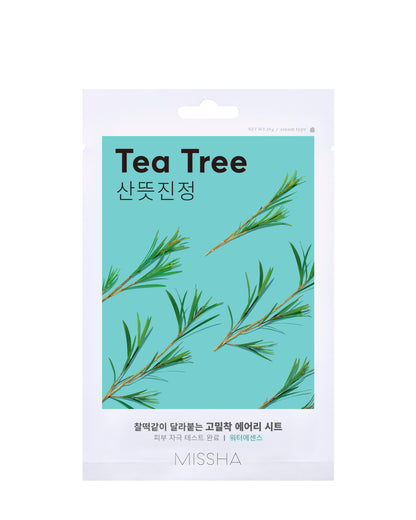 Missha Airy Fit Sheet Mask [tea Tree] (19g) - Mascarilla Árbol Del Té_0