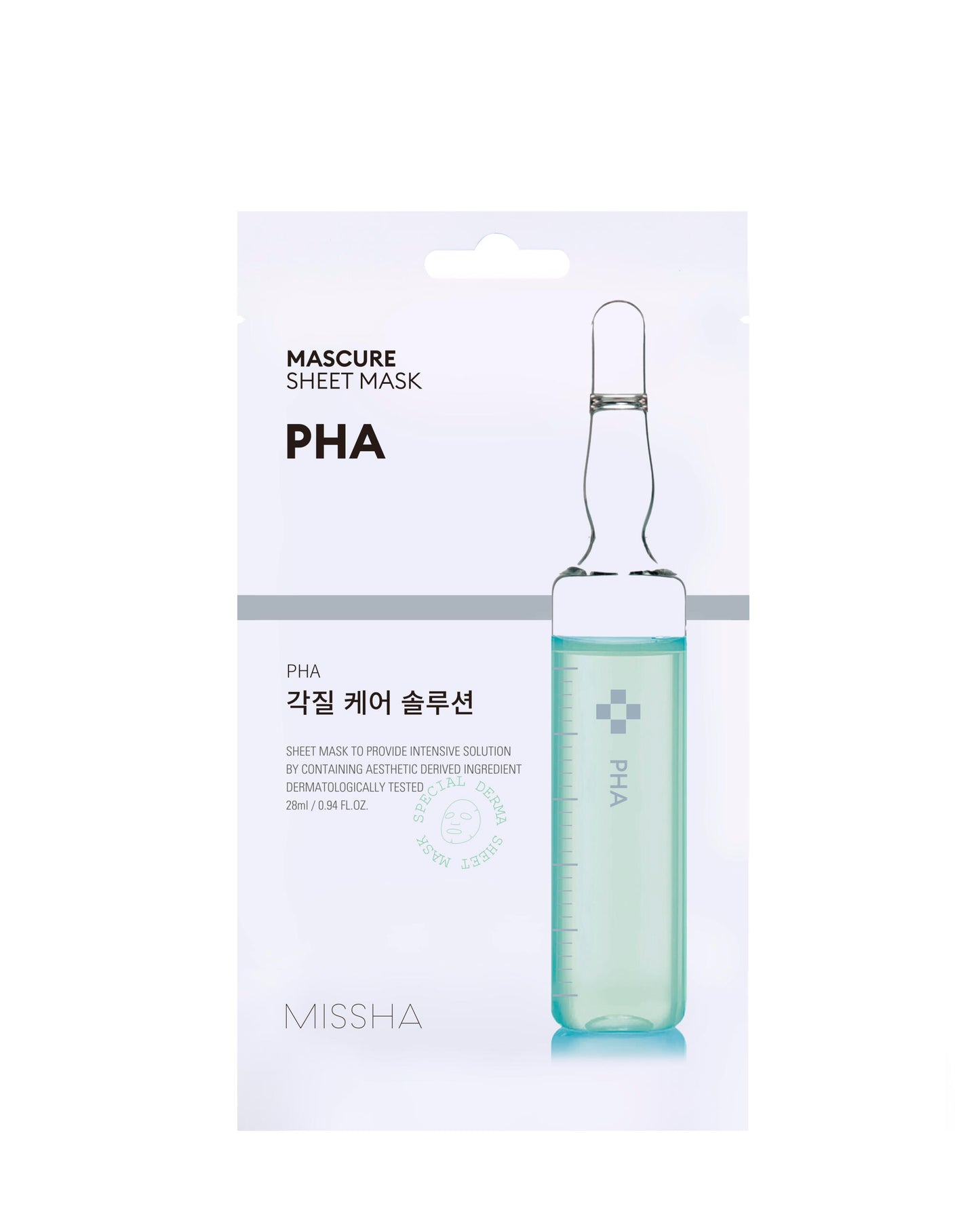 Missha Mascure Peeling Solution Sheet Mask [pha] (28ml) - Mascarilla Pha_1
