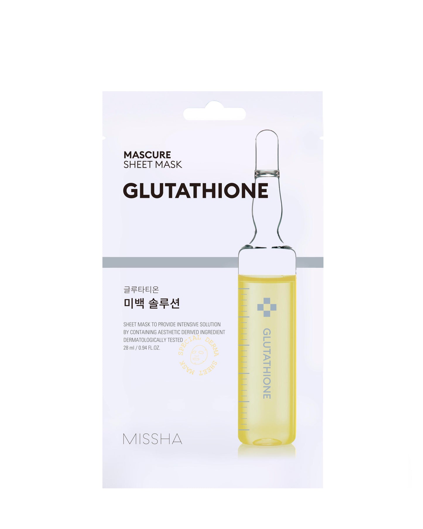 Missha Mascure_whitening_solution_sheet_mask_[glutathione]_0