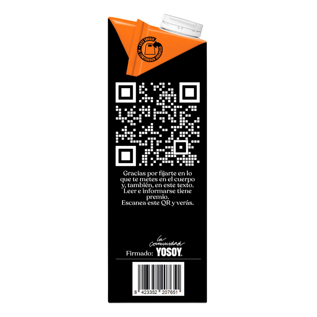 Pack 6x Bebida de Avena Pumpkin Spice Barista YOSOY 1L