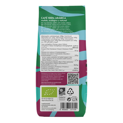 Pack 12x Café molido Eco 100% Arábica Planeta Huerto 250 g