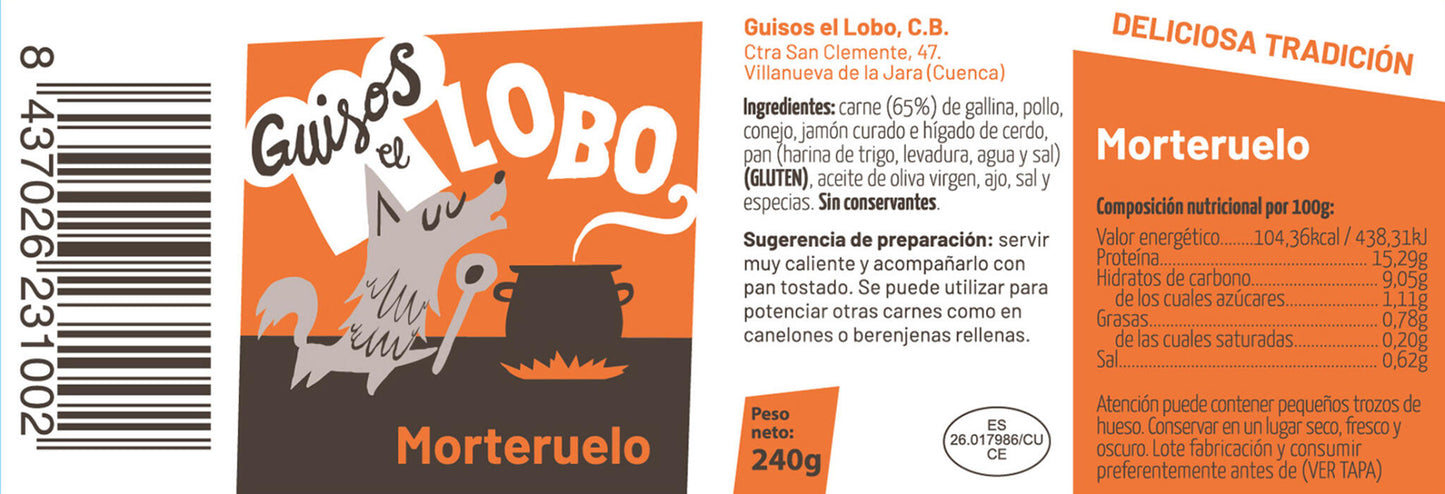 Morteruelo De Cuenca Guisos El Lobo 250gr_1