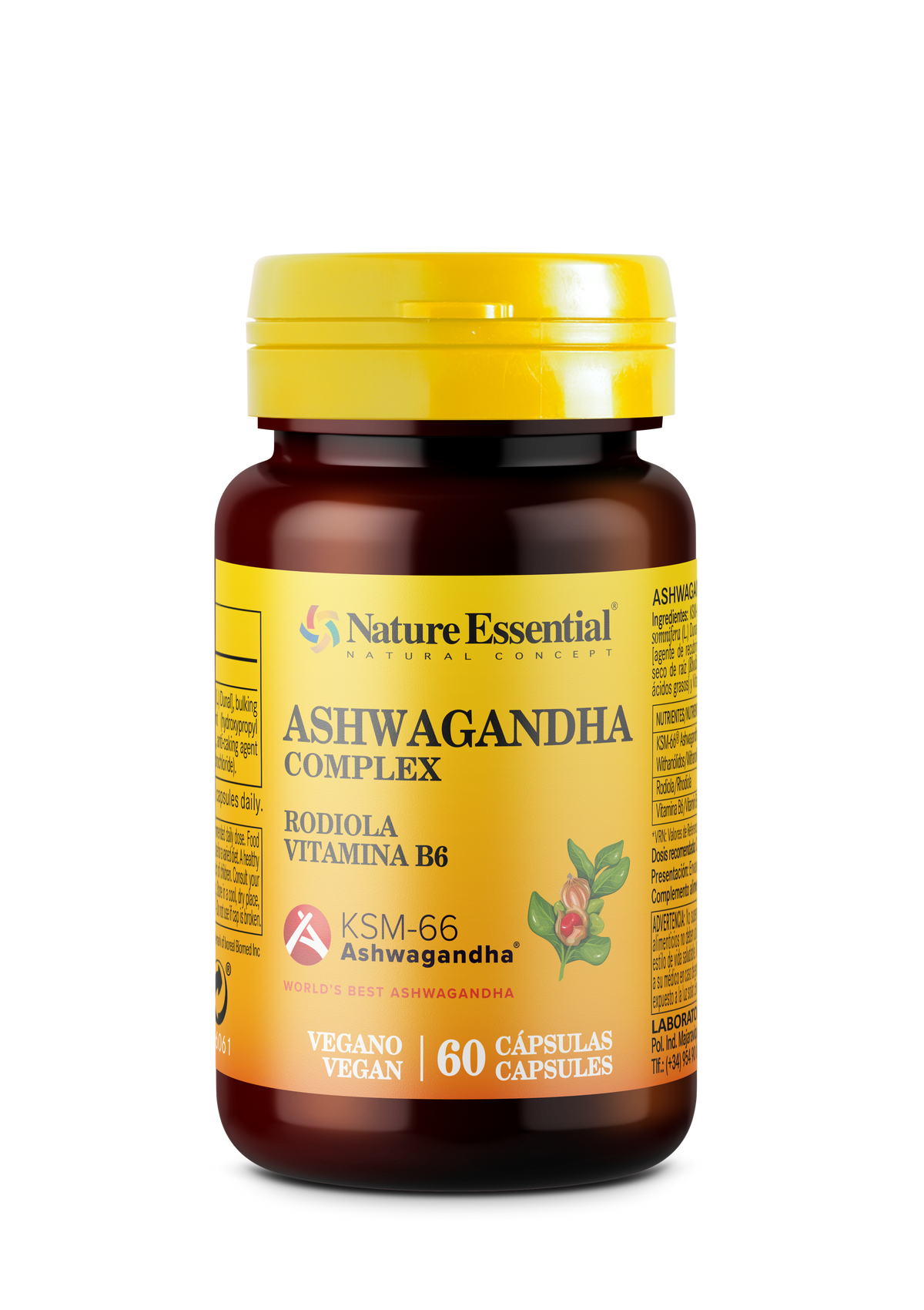 Ashwagandha complex KSM-66 ® 60 capsulas vegetales
