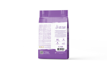 Kit de areia para gatos Eco SoyaClump - Lavanda 7 L