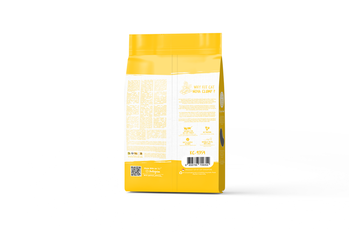 Kit de areia para gatos Eco SoyaClump - Areia para gatos original de 7 litros
