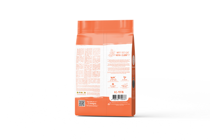 Kit de areia para gatos Eco SoyaClump - Pêssego 7 L
