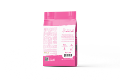 Kit de areia para gatos Eco SoyaClump - Areia para gatos morango 7 L